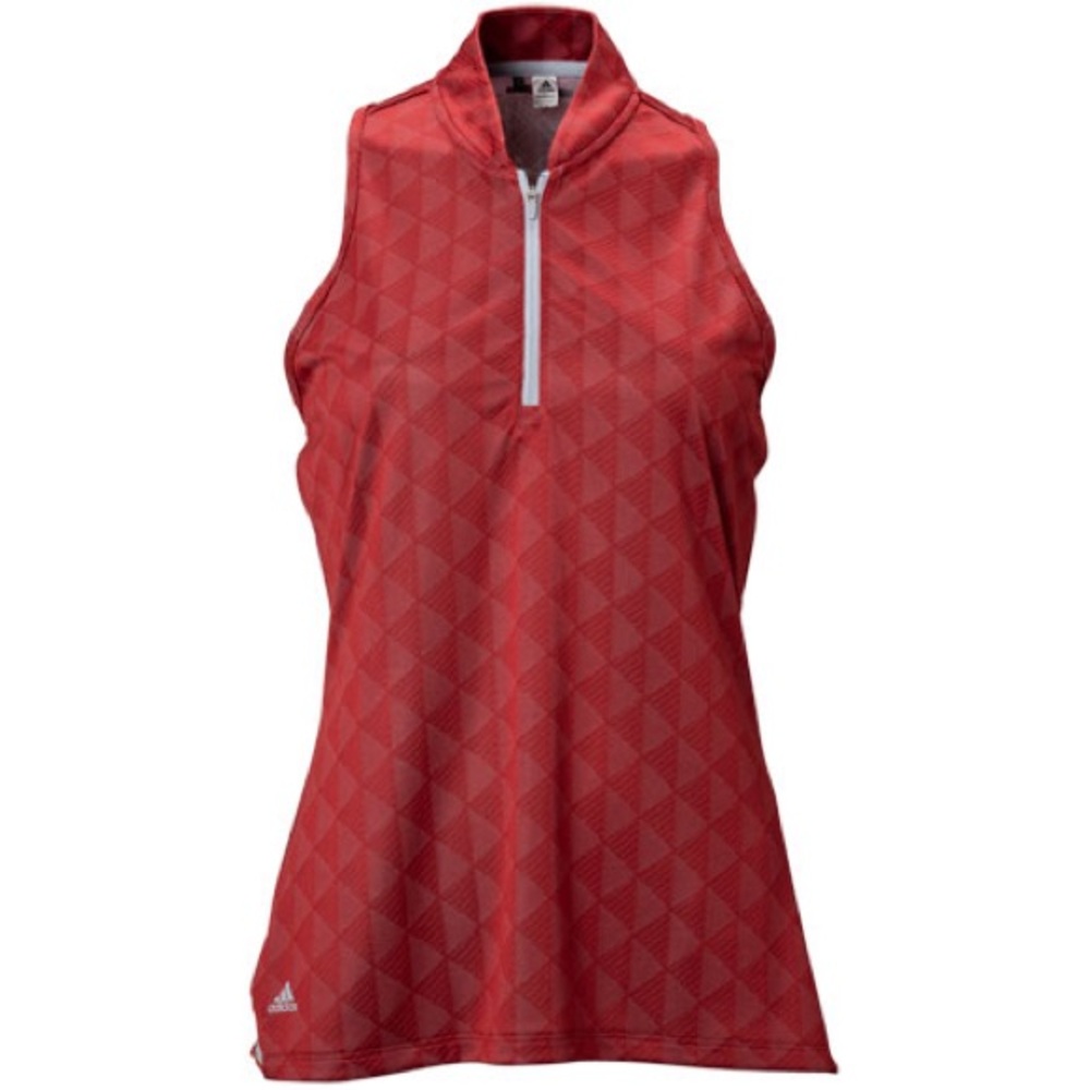 Adidas Women's Heat Ready Primegreen Racerback Sleeveless Golf Polo Size Medium